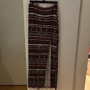 Forever 21 Striped Maxi Skirt